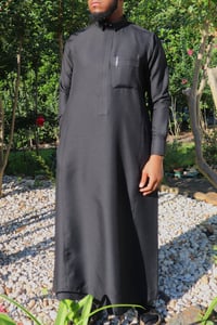 SAUDI STYLE BLACK THOBE