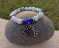 Image 2 of L.A. BASEBALL BRACELET W/BATS