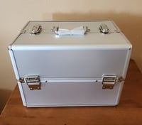Image 1 of 108 - Makeup Train Case Cosmetic Box