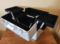 Image 2 of 108 - Makeup Train Case Cosmetic Box