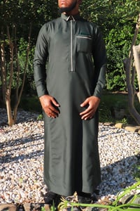 GREEN SAUDI STYLE THOBE 