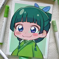 Image 1 of Original Drawing | Maomao Chibi | The Apothecary Diaries