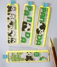 Image 3 of (New) Panda Ruler Bookmark 