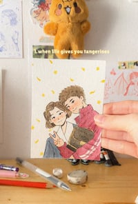 Image 2 of kdrama couples mini watercolours