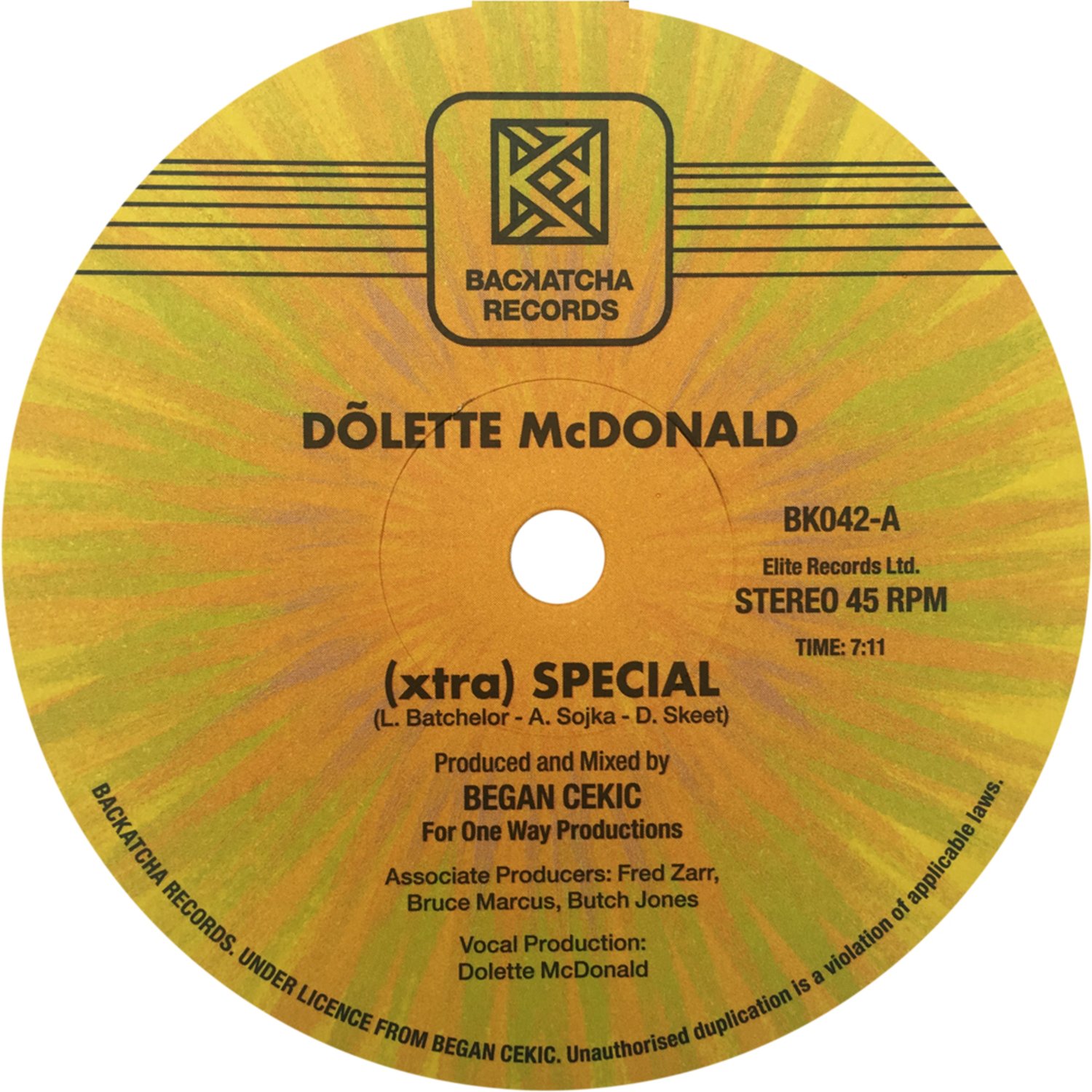 Image of Dõlette Mcdonald 12"