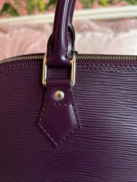 Image 3 of Louis Vuitton Alma PM Epi Leather Dark Purple