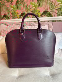 Image 1 of Louis Vuitton Alma PM Epi Leather Dark Purple