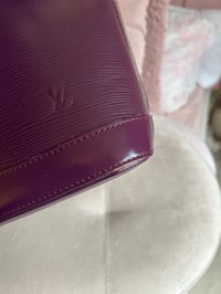 Image 12 of Louis Vuitton Alma PM Epi Leather Dark Purple