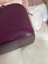 Image 14 of Louis Vuitton Alma PM Epi Leather Dark Purple