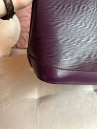 Image 15 of Louis Vuitton Alma PM Epi Leather Dark Purple