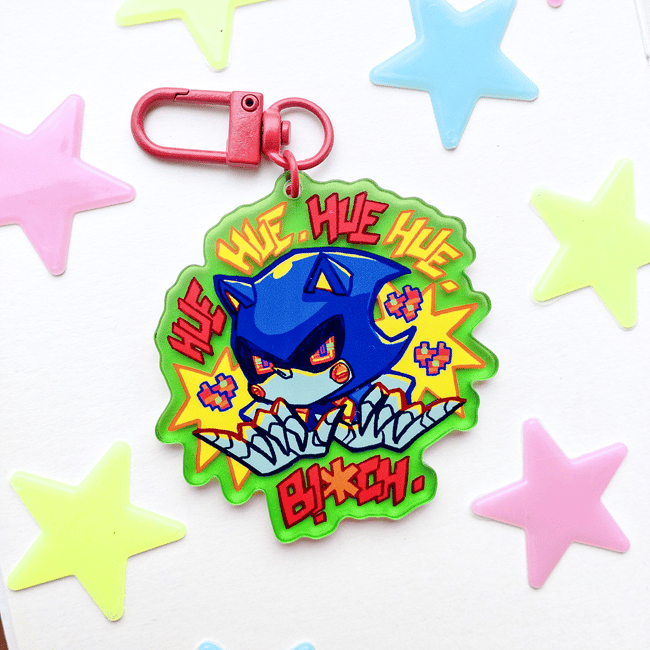 Hedgehog protectors charms - Metal Sonic