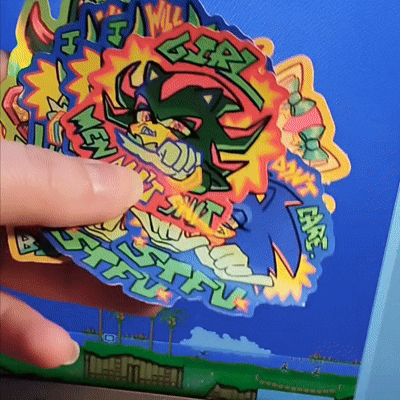 HEDGEHOG SQUAD 2.5” STICKERS