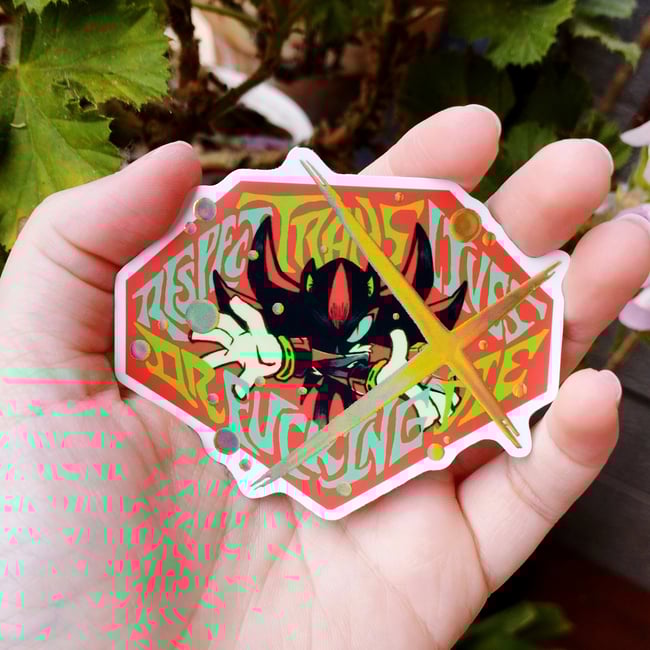 Foil Shadow Sticker + Print