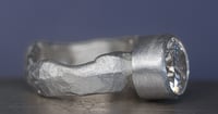 Image 3 of 'Bling Ring' Maxi | Recycled Silver Ring with Cubic Zirconia