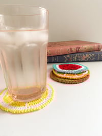 Image 5 of fruit keychains + coasters
