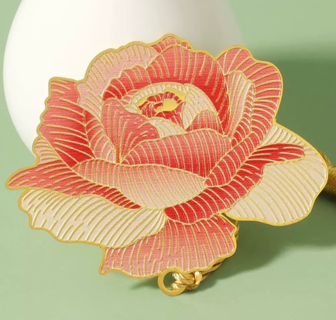 Image of Peony Bookmark