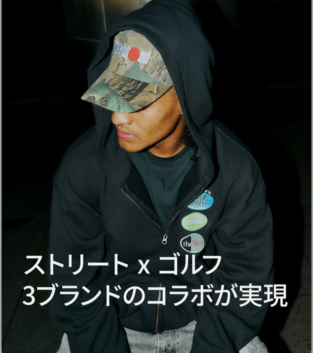 Metalwood x ANTi COUNTRY CLUB TOKYO x the Divot Real Tree Camo Cap