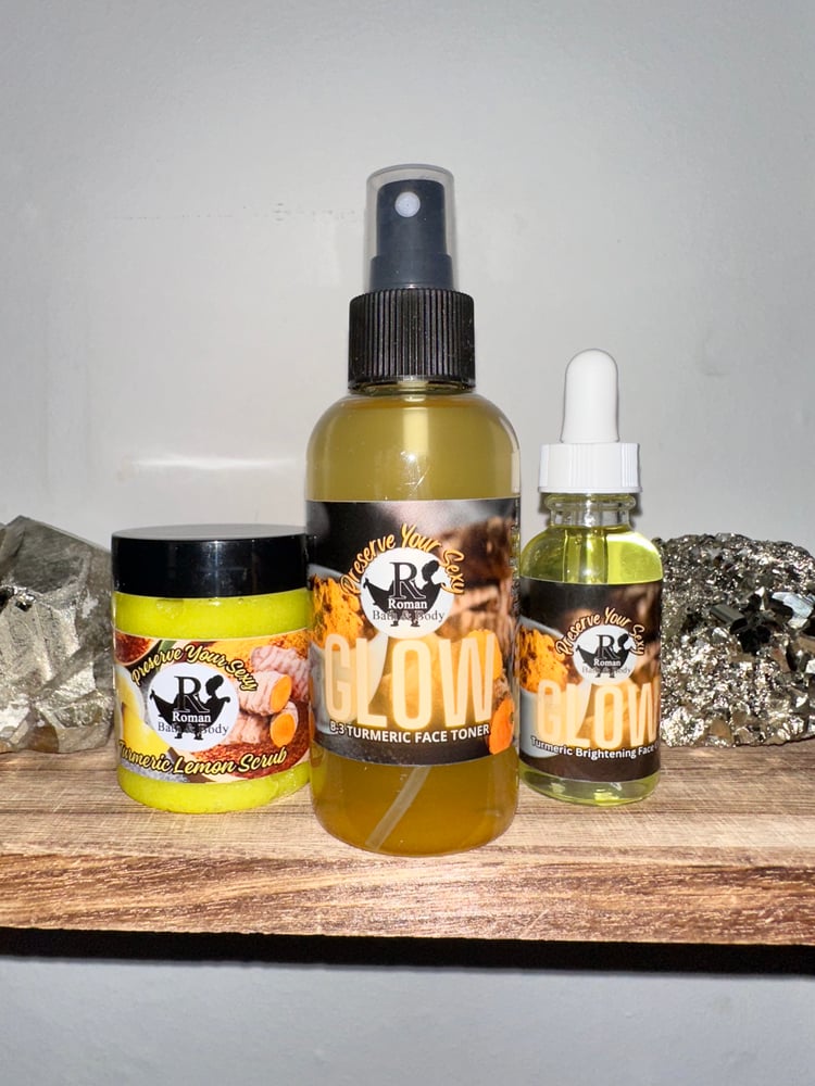 Image of Glow Collection Turmeric Toner & Turmeric Face Serum 