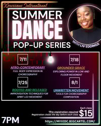 SUMMER SERIES ALL FOUR CLASSES DISCOUNTED RATE