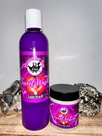 Image of Sweet Wash + Sweet Juice  Face Oil  2-in-1  w/ Strawberry Kitty Wash