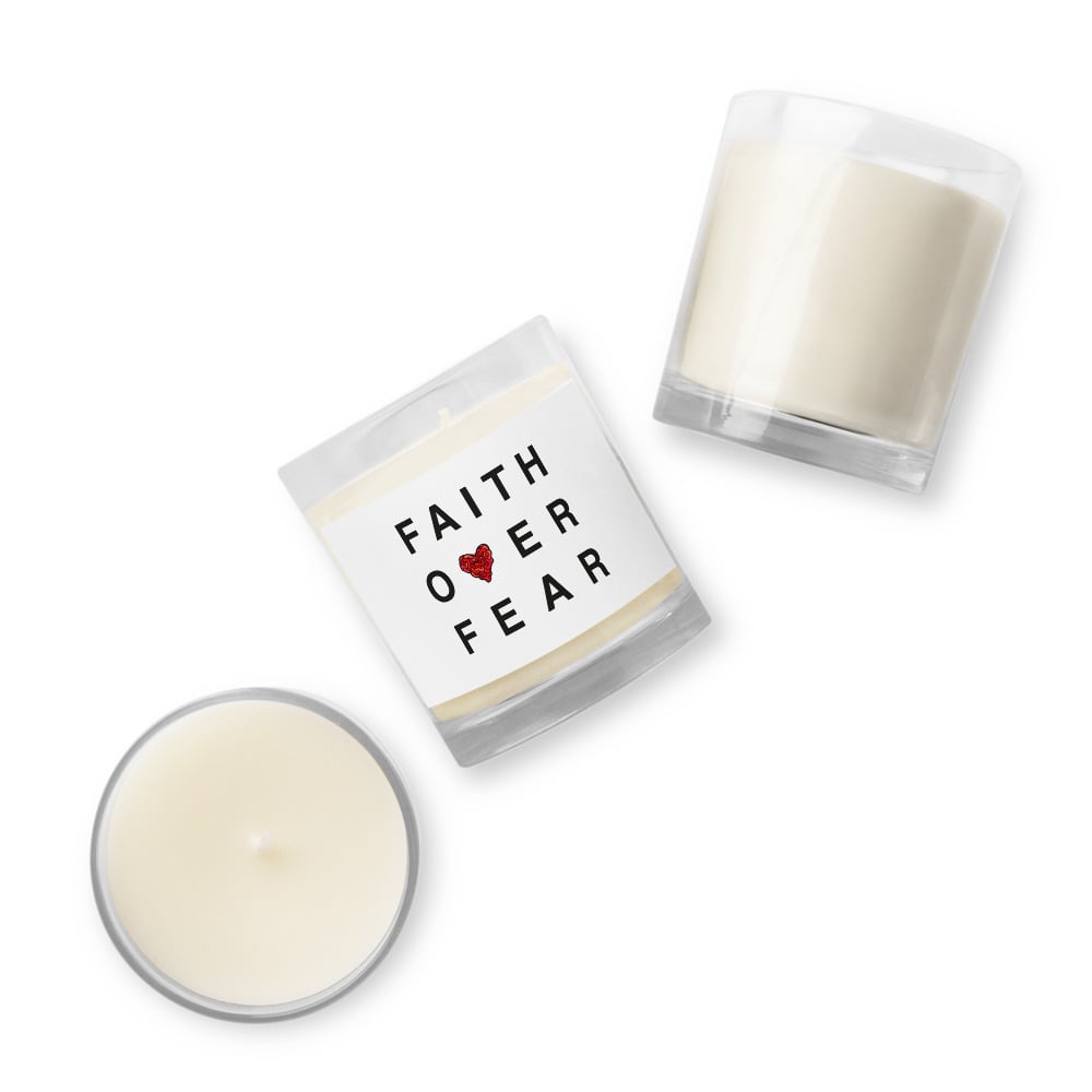 GLASS JAR SOY WAX CANDLE 