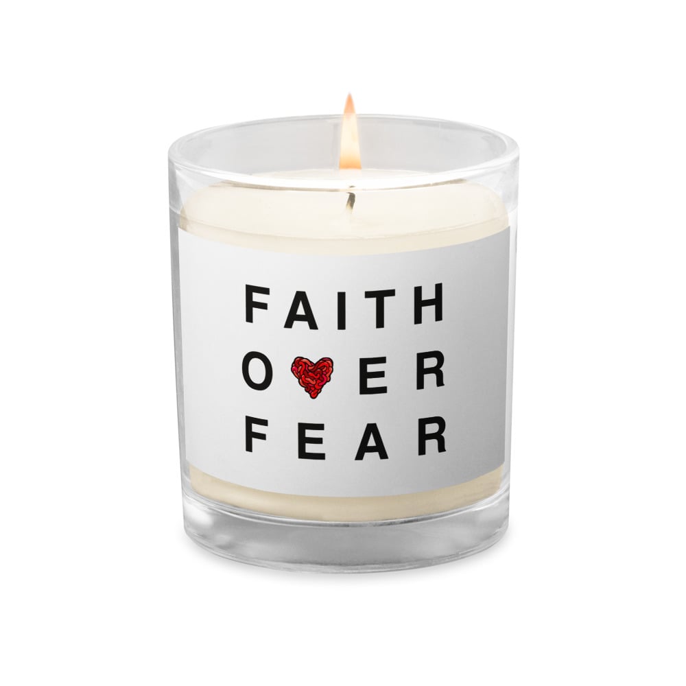 GLASS JAR SOY WAX CANDLE 