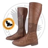 Image 2 of Poe EP9 Horse Riding Dark Brown Long Boots