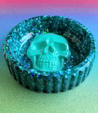 Image 4 of Pastel Pink Skull Face Trinket Bowl