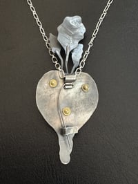 Image 2 of Veggie Love Pendant/Brooch