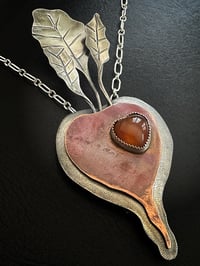 Image 3 of Veggie Love Pendant/Brooch