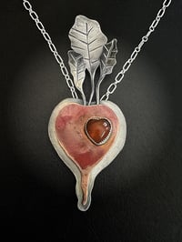 Image 1 of Veggie Love Pendant/Brooch