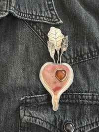 Image 5 of Veggie Love Pendant/Brooch