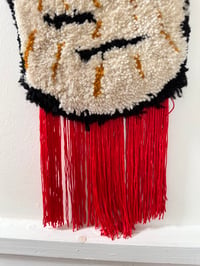 Image 5 of Palmistry hand wall hanger with fringe 