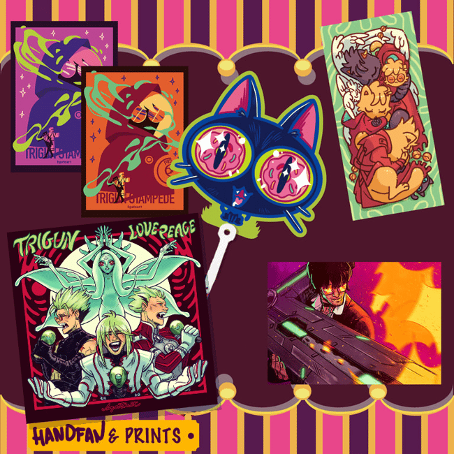 [RETIRING] TRIGUN - Prints, Cards and Hand Fans