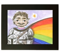 'Pedro Pascal- Mando Pride' Framed Original Painting