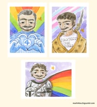 'Pedro Pascal- Love is Love' Limited 5 x 7" Prints