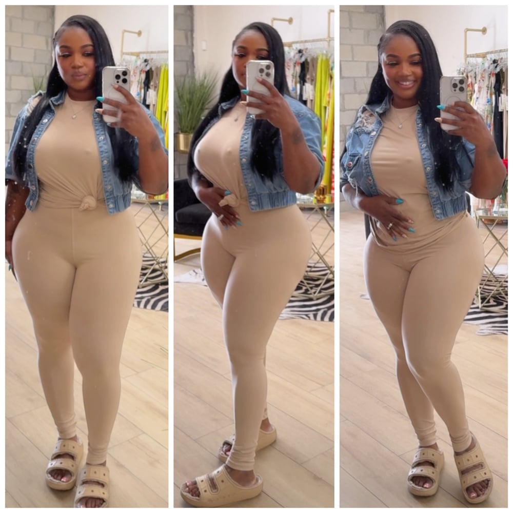 Image of JUST CHILL SET-nude