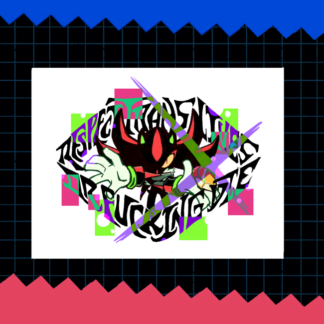 Foil Shadow Sticker + Print