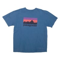 Image 1 of Vintage Patagonia Graphic Logo Tee Shirt - Blue