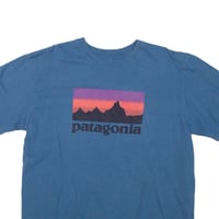 Image 2 of Vintage Patagonia Graphic Logo Tee Shirt - Blue