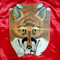 Image 1 of Crazy like a Fox - Merrell-Soule Company Advertising Paper Mask (1900's) - Syracuse, NY
