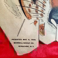 Image 2 of Crazy like a Fox - Merrell-Soule Company Advertising Paper Mask (1900's) - Syracuse, NY