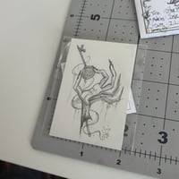 Image 2 of Button key hand mini painting