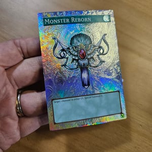 Image of Monster Reborn Borderless Etched Card 