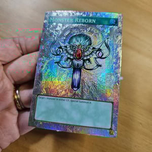 Image of Monster Reborn Borderless Etched Card 