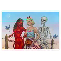 Walk With Me Watercolor Giclee Print