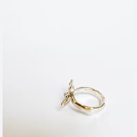 Image 6 of Blooming Ring- Silver-sz 5.5/8.5