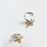 Image 3 of Blooming Ring- Silver-sz 5.5/8.5