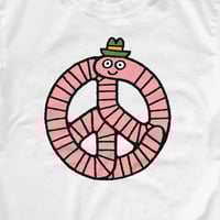 Image 3 of Peace Worm T-shirt