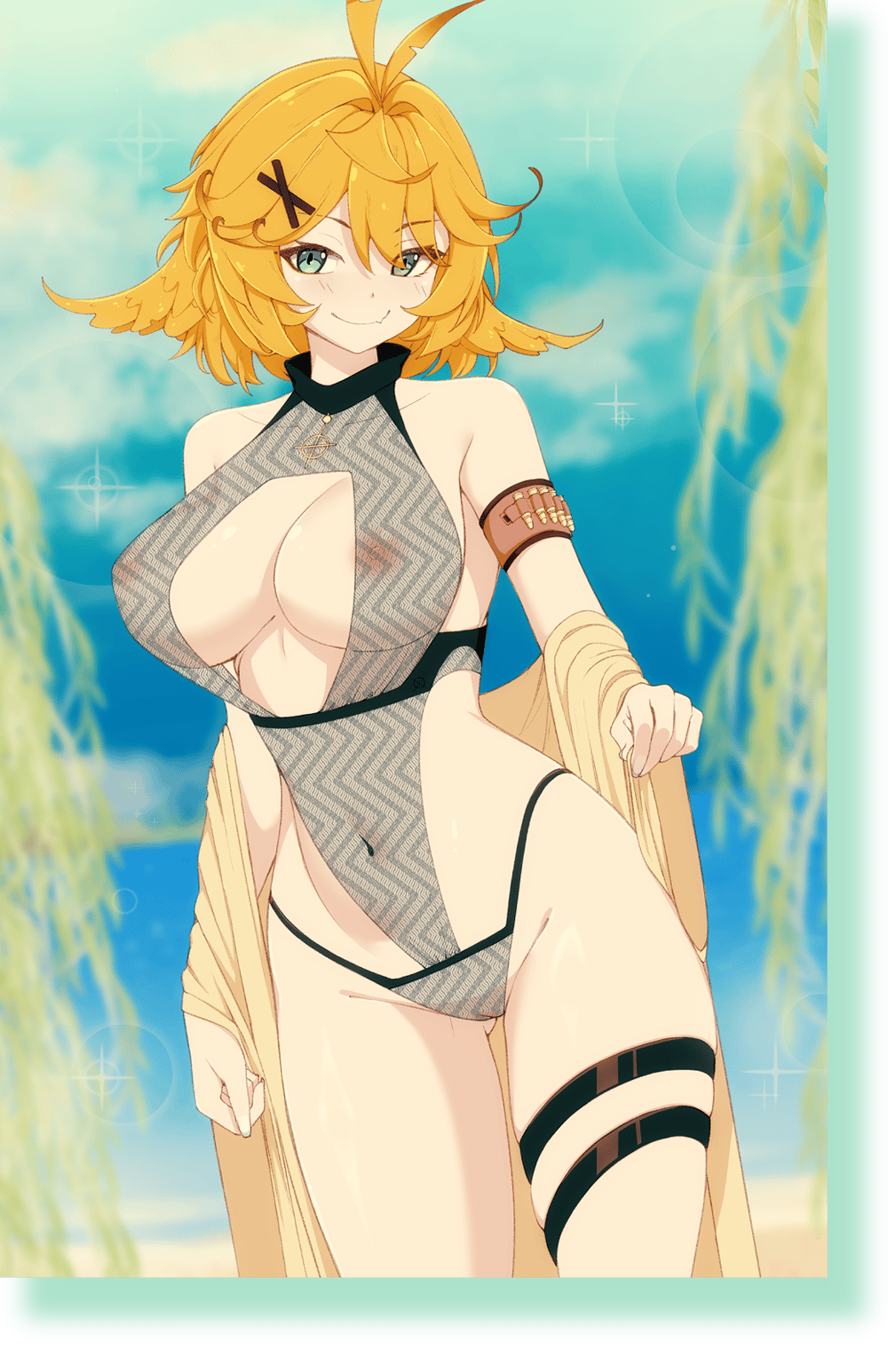 Image of Beachside DokiBird Pinup